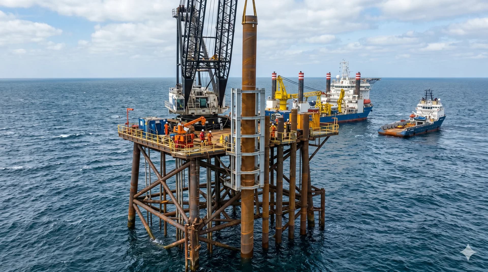Conductor installation — Mumbai High, 120+ offshore days